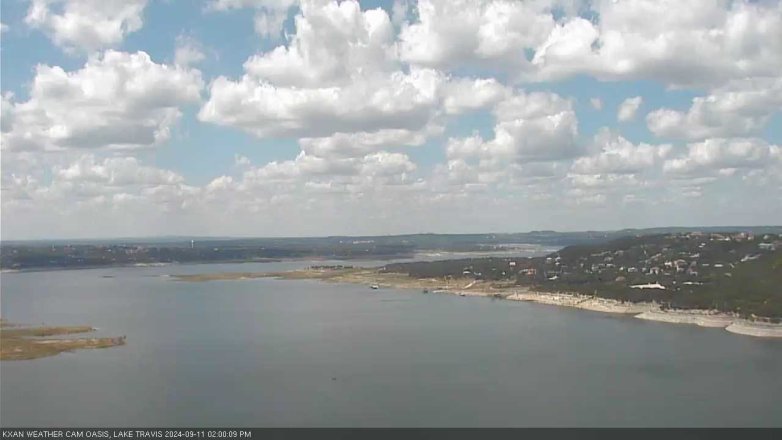 Lake Travis webcam, September 11, 2024 2:00 PM CT