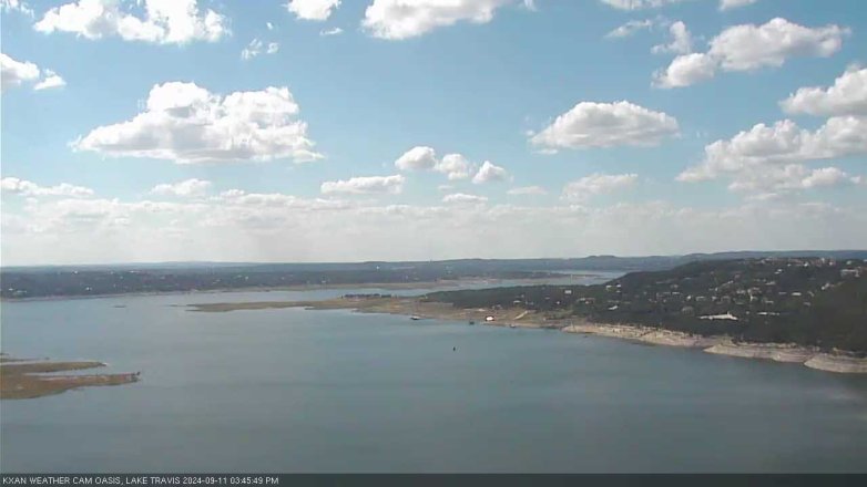Lake Travis webcam, September 11, 2024 3:45 PM CT