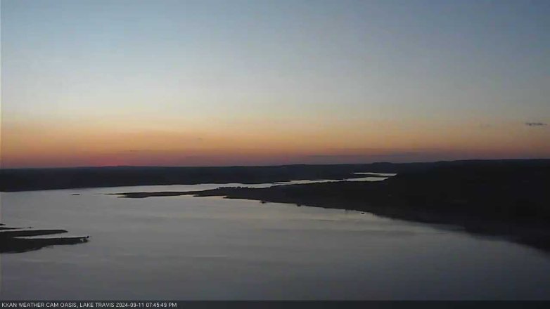 Lake Travis webcam, September 11, 2024 7:45 PM CT