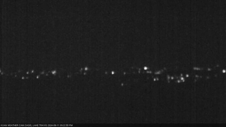 Lake Travis webcam, September 11, 2024 9:25 PM CT