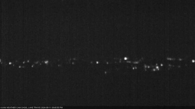 Lake Travis webcam, September 11, 2024 9:45 PM CT