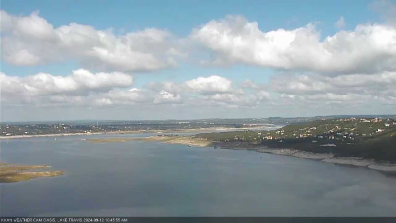 Lake Travis webcam, September 12, 2024 10:45 AM CT