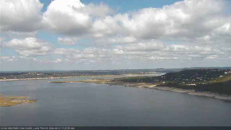 Lake Travis webcam, September 12, 2024 11:25 AM CT