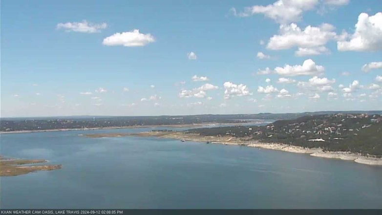 Lake Travis webcam, September 12, 2024 2:00 PM CT