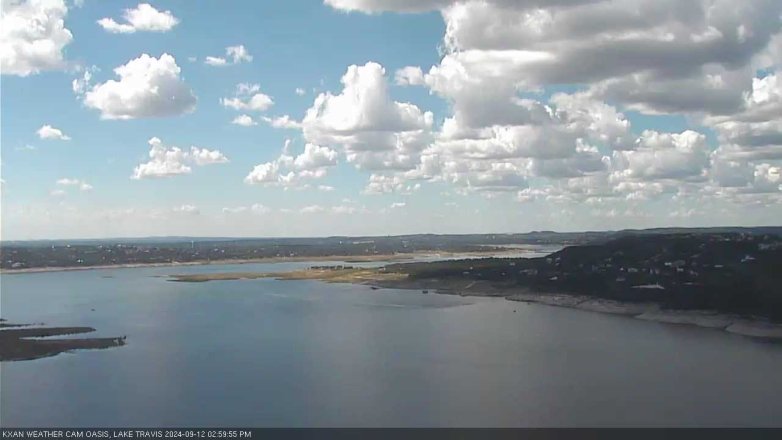 Lake Travis webcam, September 12, 2024 3:00 PM CT
