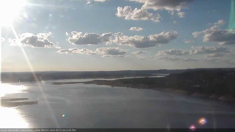 Lake Travis webcam, September 12, 2024 6:25 PM CT