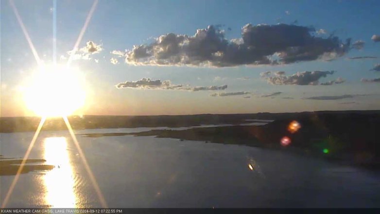 Lake Travis webcam, September 12, 2024 7:25 PM CT