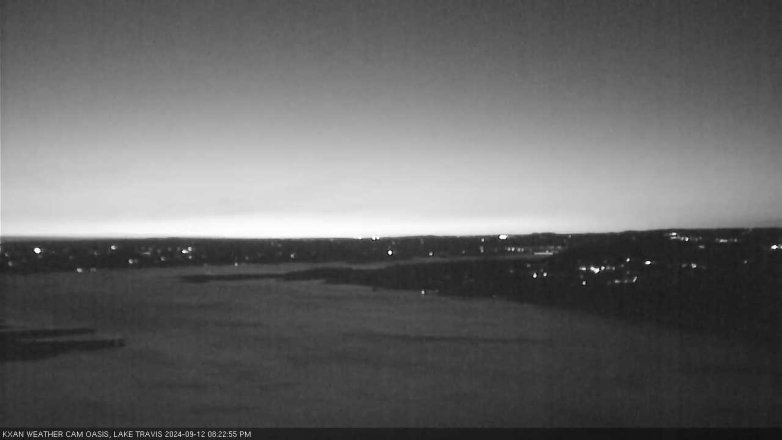 Lake Travis webcam, September 12, 2024 8:25 PM CT