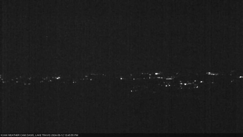 Lake Travis webcam, September 12, 2024 10:45 PM CT