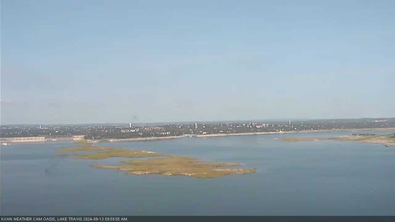 Lake Travis webcam, September 13, 2024 10:00 AM CT