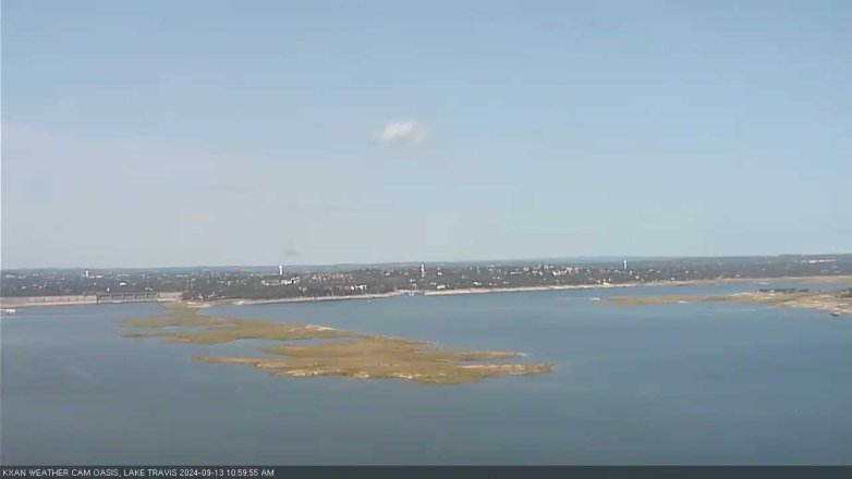 Lake Travis webcam, September 13, 2024 11:00 AM CT