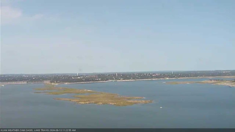 Lake Travis webcam, September 13, 2024 11:25 AM CT