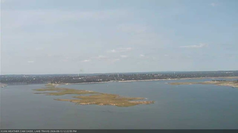 Lake Travis webcam, September 13, 2024 12:25 PM CT