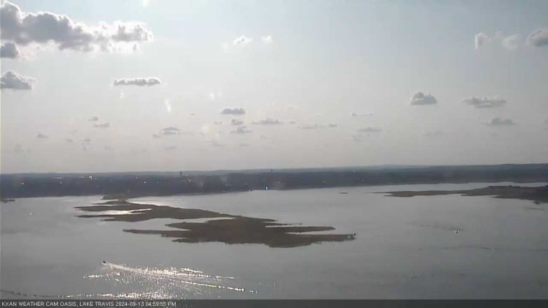 Lake Travis webcam, September 13, 2024 5:00 PM CT