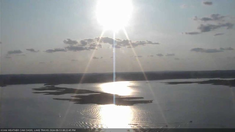 Lake Travis webcam, September 13, 2024 6:25 PM CT