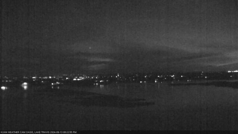 Lake Travis webcam, September 13, 2024 8:25 PM CT