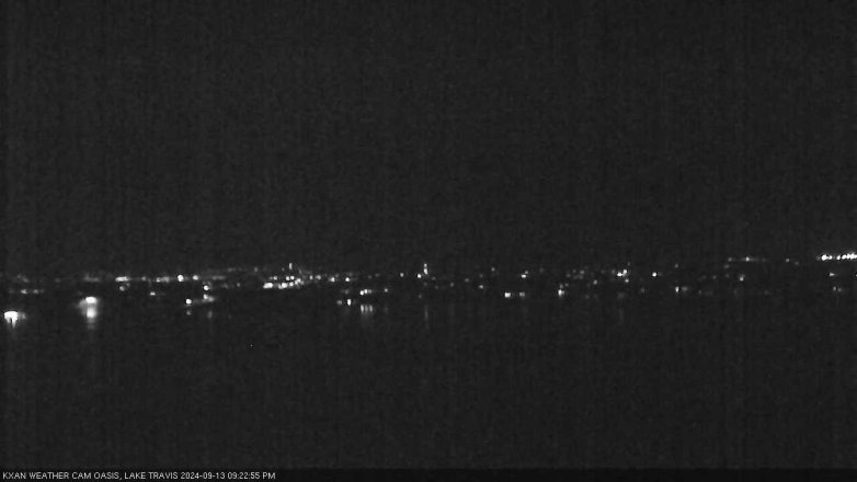 Lake Travis webcam, September 13, 2024 9:25 PM CT