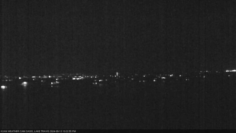 Lake Travis webcam, September 13, 2024 10:25 PM CT
