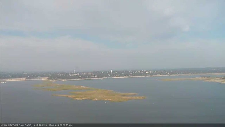 Lake Travis webcam, September 14, 2024 9:25 AM CT