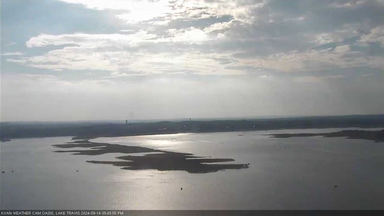 Lake Travis webcam, September 14, 2024 5:45 PM CT