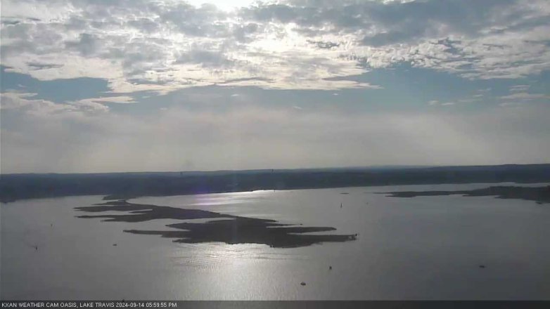 Lake Travis webcam, September 14, 2024 6:00 PM CT