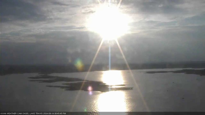 Lake Travis webcam, September 14, 2024 6:45 PM CT