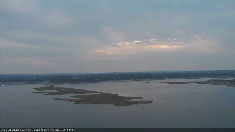Lake Travis webcam, September 14, 2024 7:25 PM CT