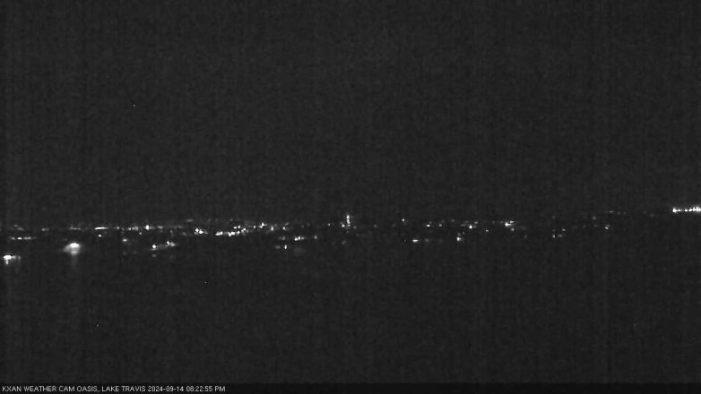 Lake Travis webcam, September 14, 2024 8:25 PM CT