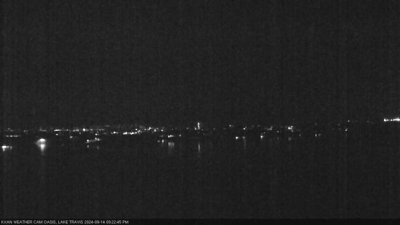 Lake Travis webcam, September 14, 2024 9:25 PM CT
