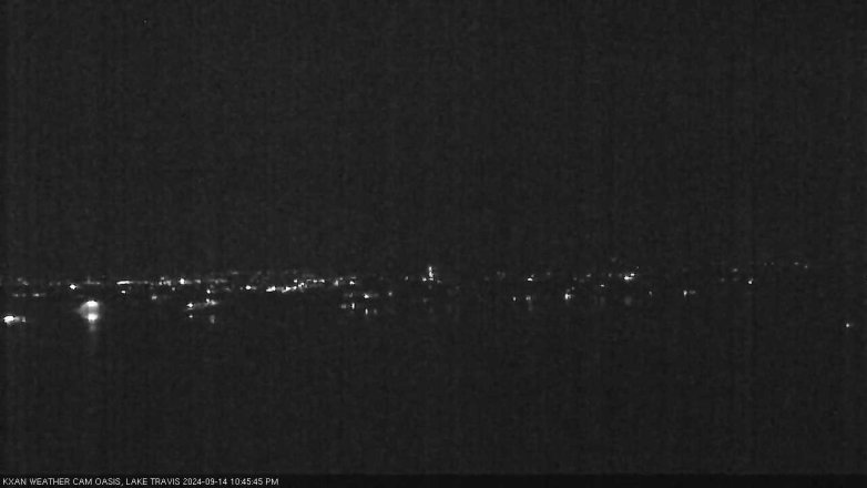 Lake Travis webcam, September 14, 2024 10:45 PM CT