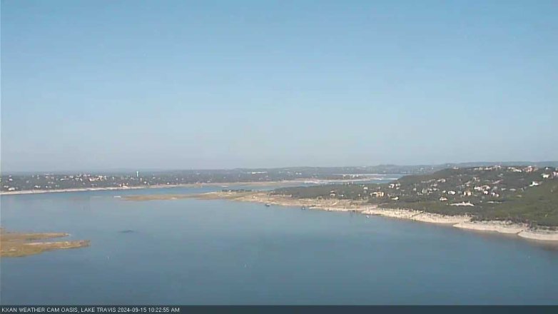Lake Travis webcam, September 15, 2024 10:25 AM CT