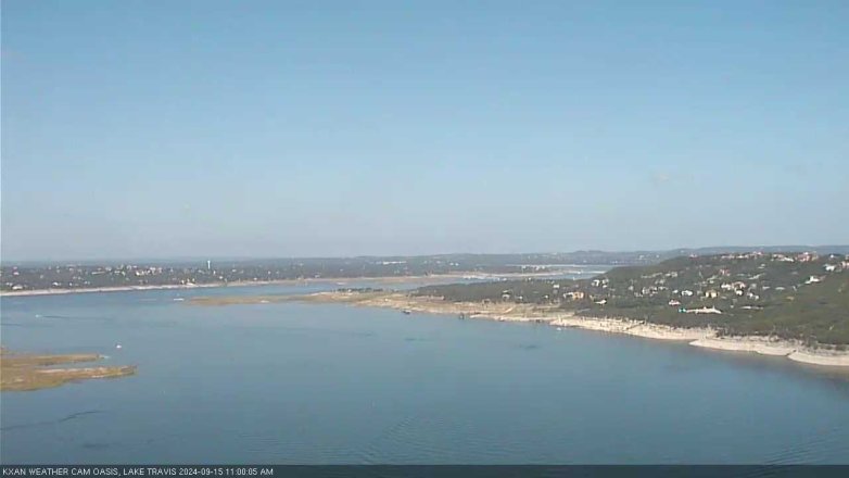 Lake Travis webcam, September 15, 2024 11:00 AM CT