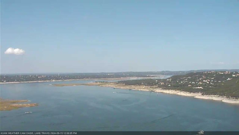 Lake Travis webcam, September 15, 2024 12:00 PM CT