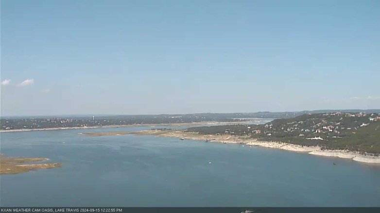 Lake Travis webcam, September 15, 2024 12:25 PM CT