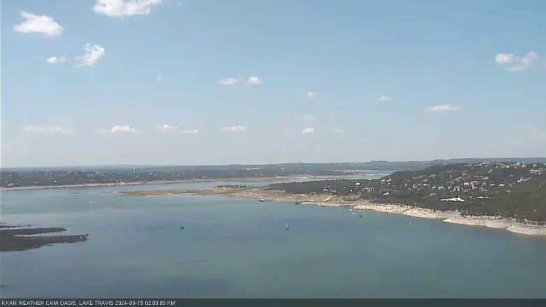 Lake Travis webcam, September 15, 2024 2:00 PM CT