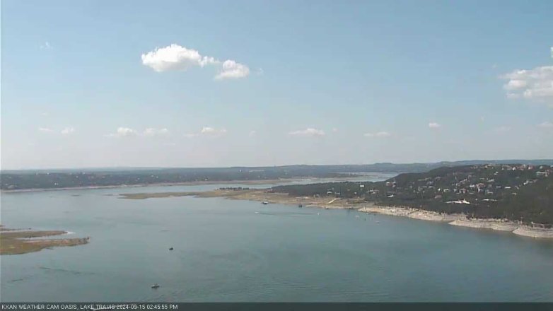 Lake Travis webcam, September 15, 2024 2:45 PM CT