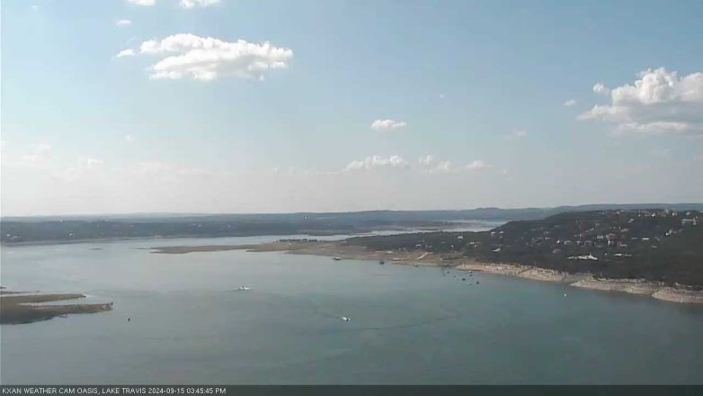 Lake Travis webcam, September 15, 2024 3:45 PM CT