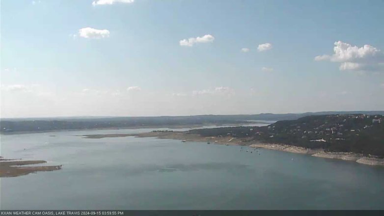 Lake Travis webcam, September 15, 2024 4:00 PM CT