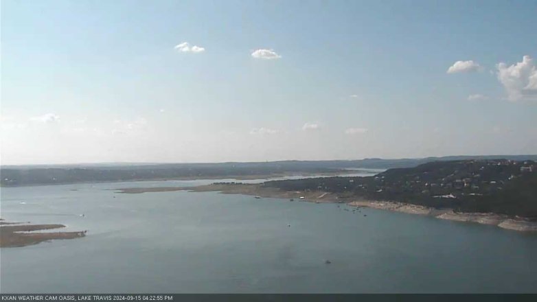Lake Travis webcam, September 15, 2024 4:25 PM CT