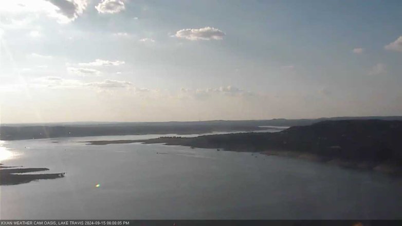 Lake Travis webcam, September 15, 2024 6:00 PM CT