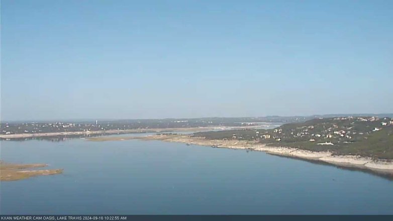 Lake Travis webcam, September 16, 2024 10:25 AM CT