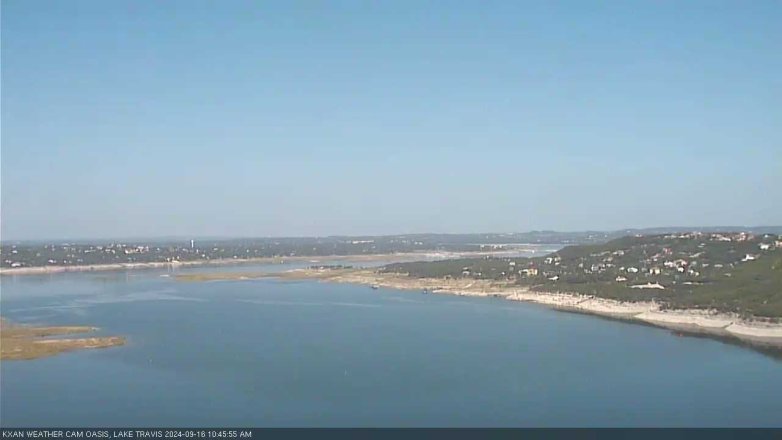 Lake Travis webcam, September 16, 2024 10:45 AM CT