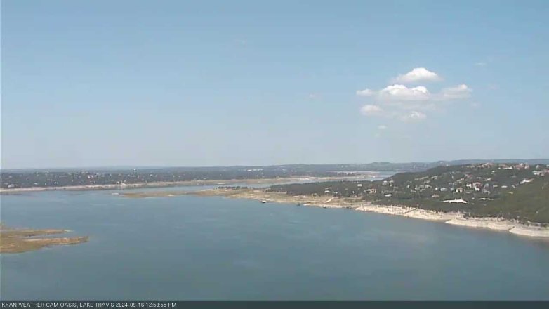 Lake Travis webcam, September 16, 2024 1:00 PM CT