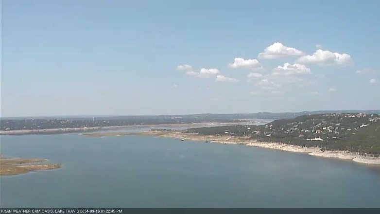 Lake Travis webcam, September 16, 2024 1:25 PM CT