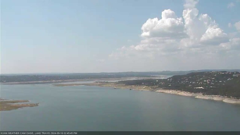 Lake Travis webcam, September 16, 2024 2:45 PM CT