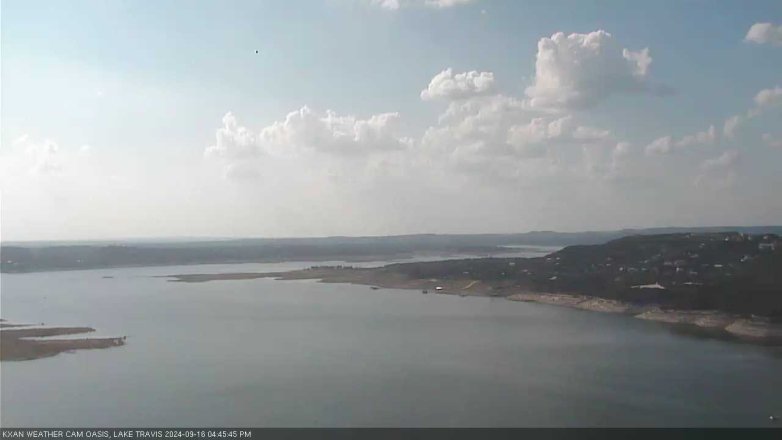 Lake Travis webcam, September 16, 2024 4:45 PM CT