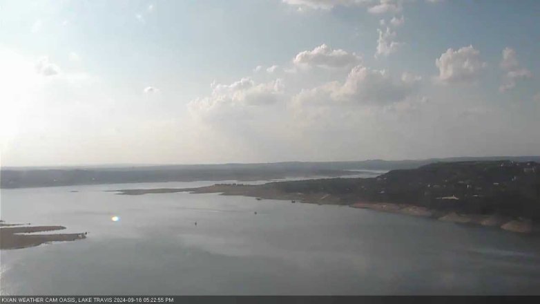 Lake Travis webcam, September 16, 2024 5:25 PM CT