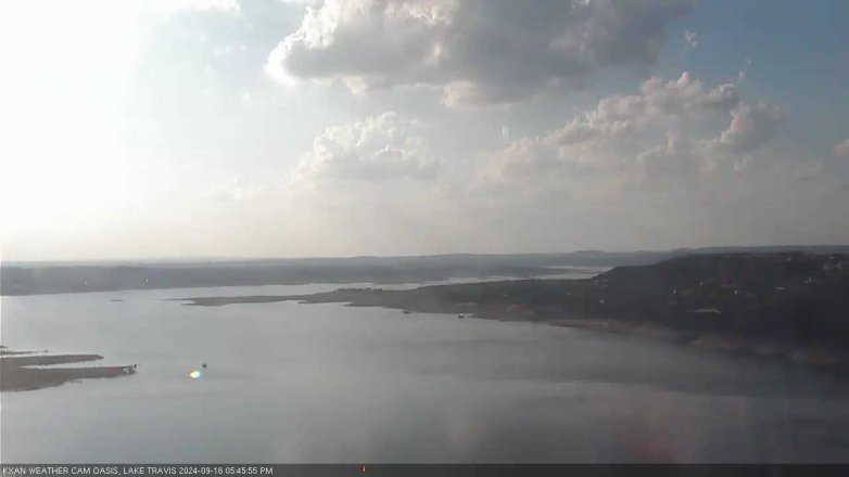 Lake Travis webcam, September 16, 2024 5:45 PM CT