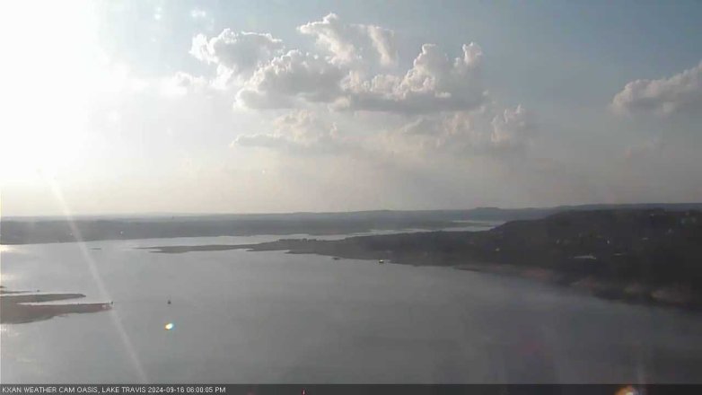 Lake Travis webcam, September 16, 2024 6:00 PM CT