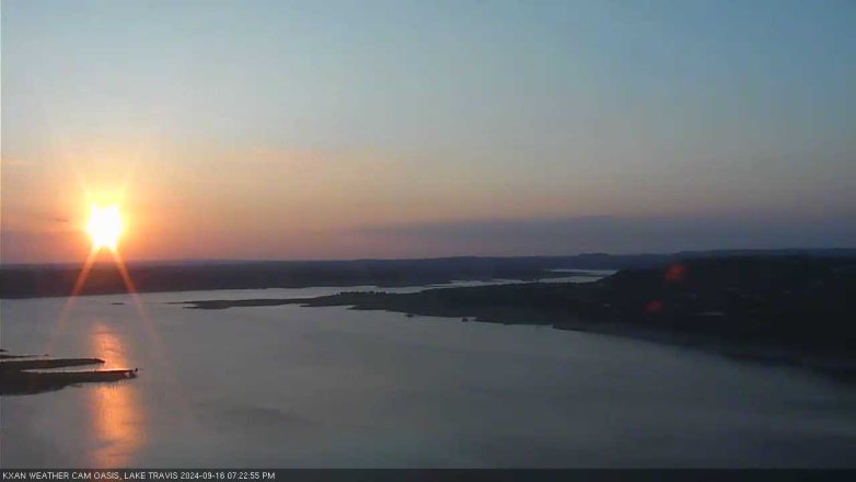 Lake Travis webcam, September 16, 2024 7:25 PM CT